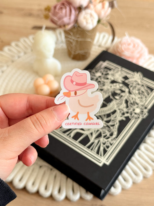 Certified Cowgirl Sticker