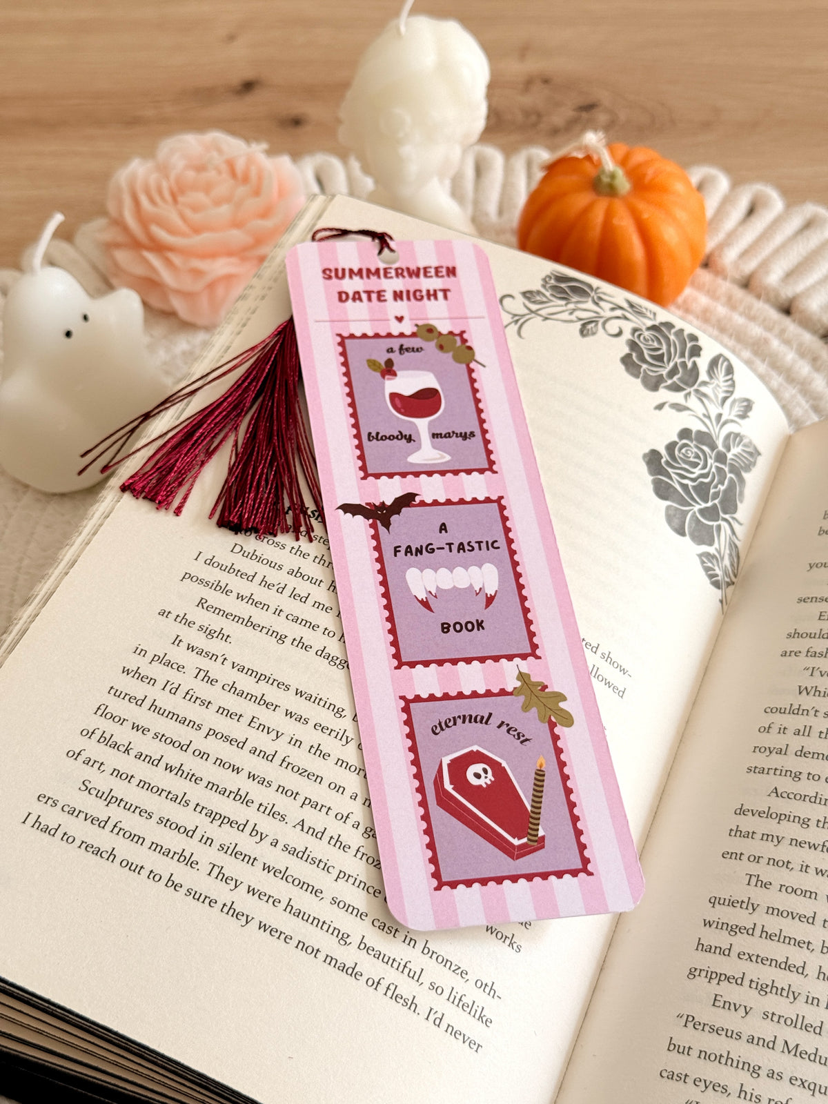 Summerween Bookmark with Tassel