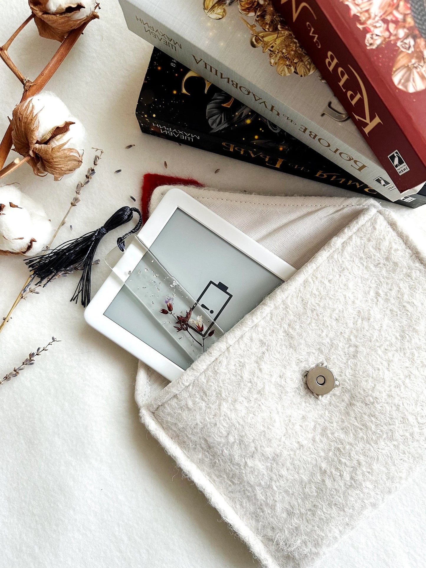Love Letter Woollen E-Reader Purse