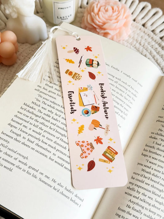Autumn Essentials Bookmark with Tassel