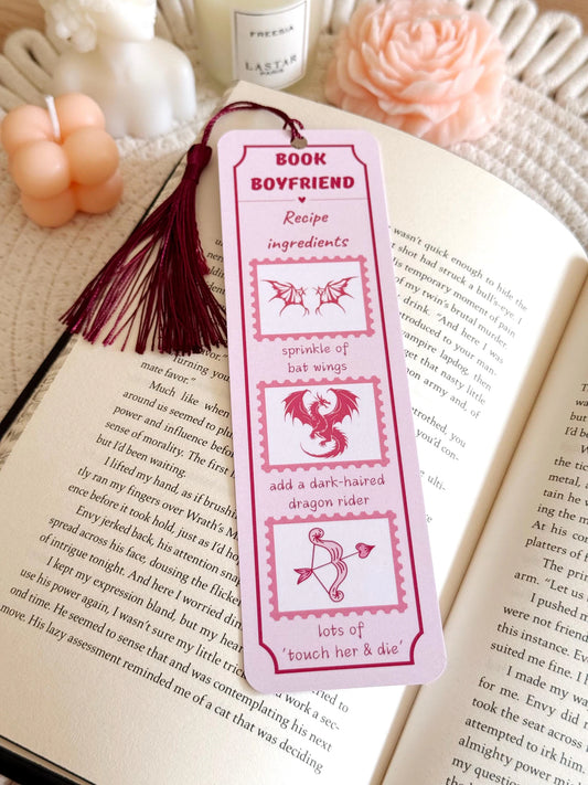 Book Boyfriend Bookmark with Tassel
