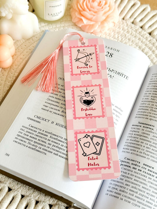 Love Tropes Bookmark with Tassel