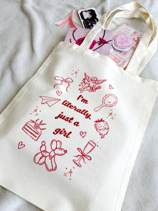 I'm Literally Just A Girl Tote Bag