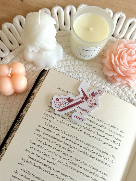Enemies to Lovers Holographic Magnetic Bookmark