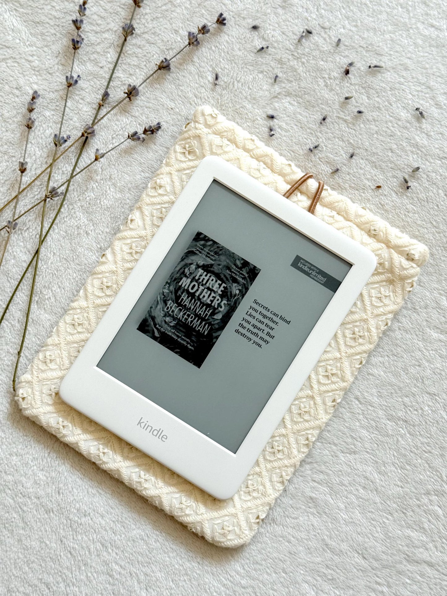 Embroidered Sequin E-Reader Sleeve
