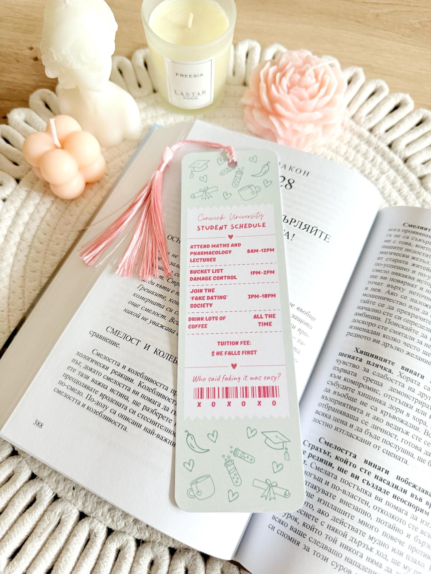 Girlfriend Agreement Bookmark with Tassel (Officially Licensed)