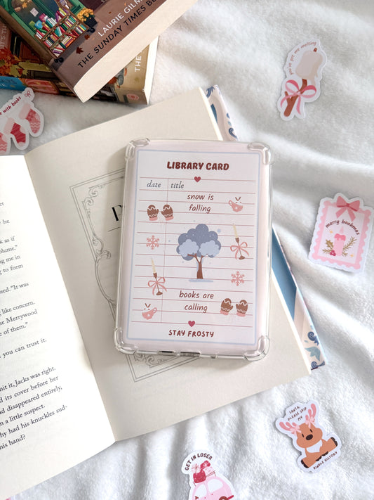 I Smell Snow Library Card Kindle Insert