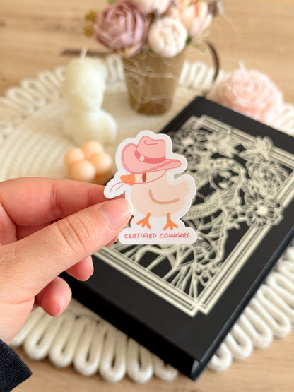 Certified Cowgirl Sticker