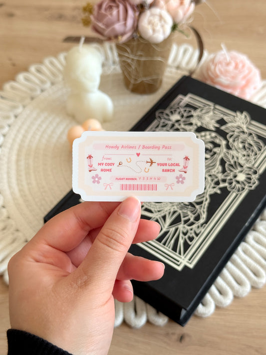 Ranch Ticket Sticker