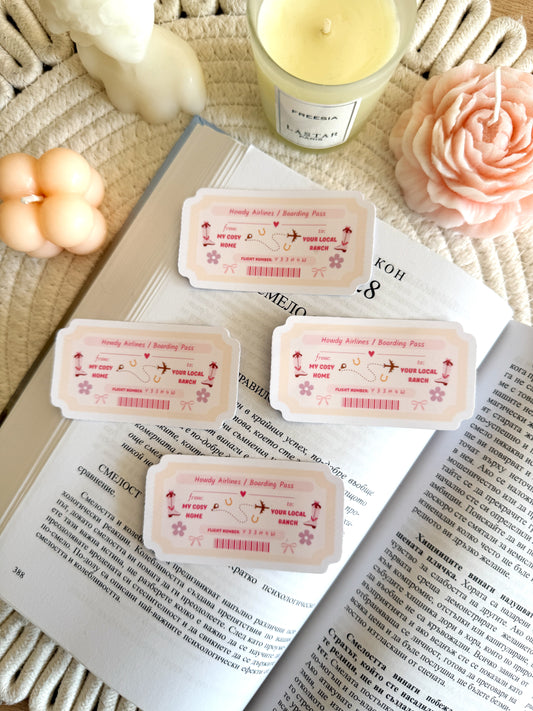 Ranch Ticket Sticker