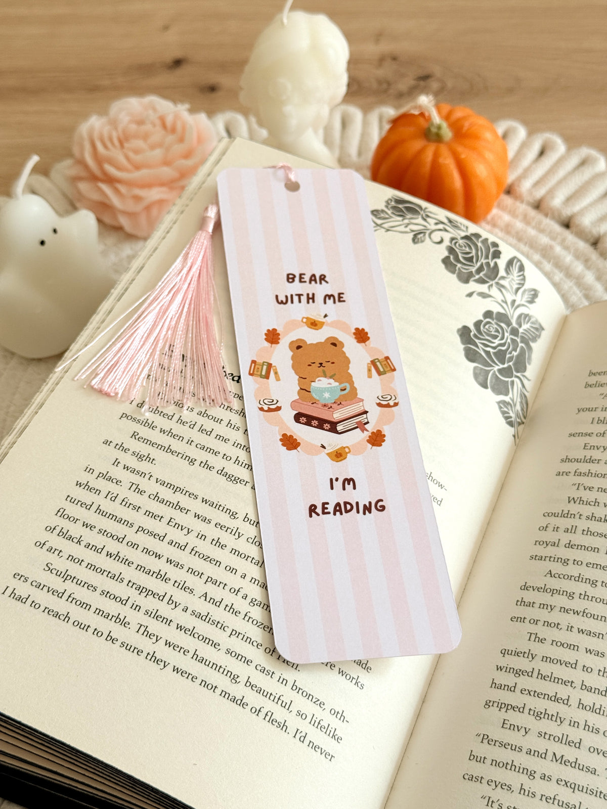Bear With Me Bookmark with Tassel