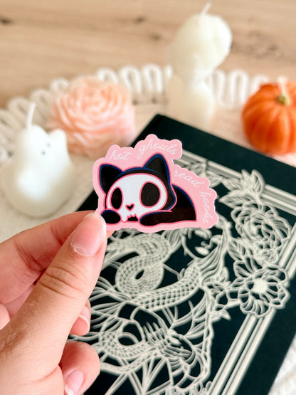 Hot Ghouls Read Sticker
