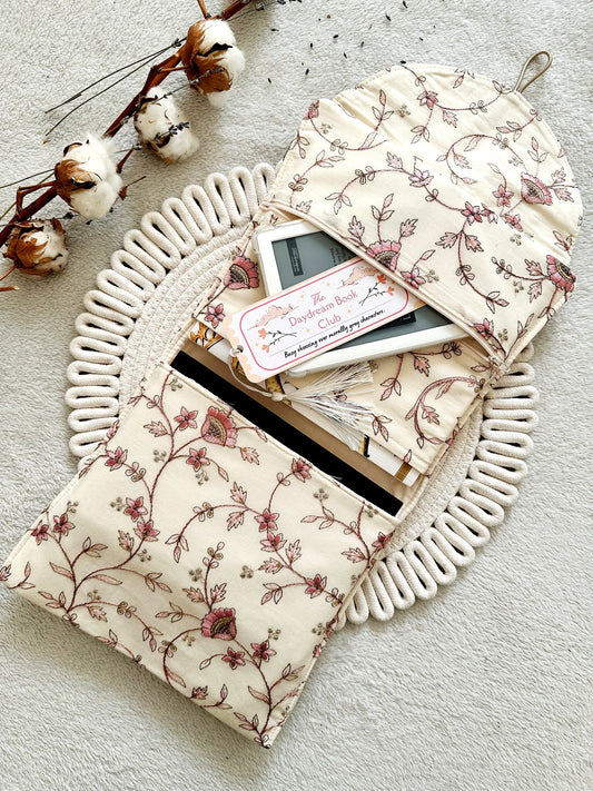 Embroidered Pentas Double Book Sleeve