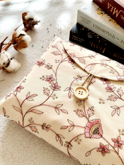 Embroidered Pentas Double Book Sleeve