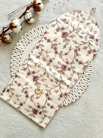 Embroidered Pentas Double Book Sleeve