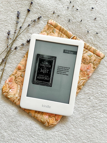 Embroidered Peachy E-Reader Sleeve