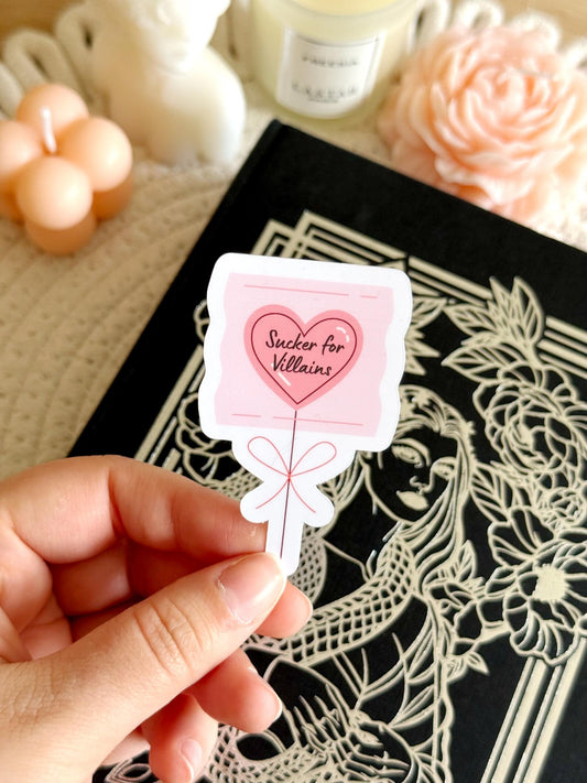 Sucker For Villains Lollipop Sticker