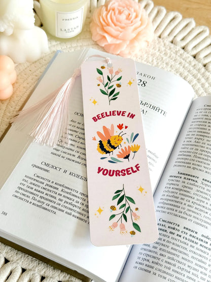 Bee Bookmark with Tassel