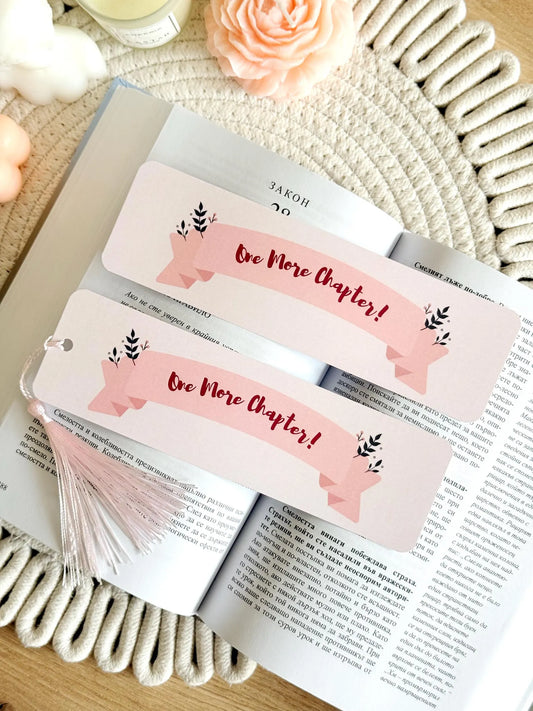 One More Chapter Bookmark with Tassel