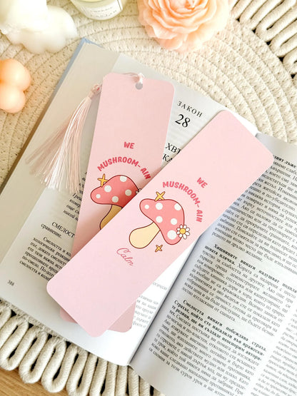 Mushroom Bookmark with Tassel