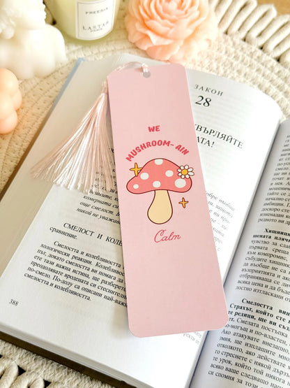 Mushroom Bookmark with Tassel