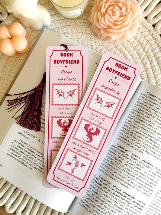Book Boyfriend Bookmark with Tassel