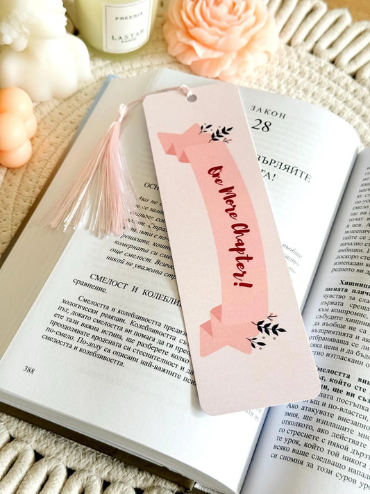 One More Chapter Bookmark with Tassel