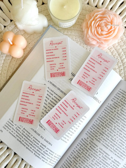 Bookshop Receipt Sticker