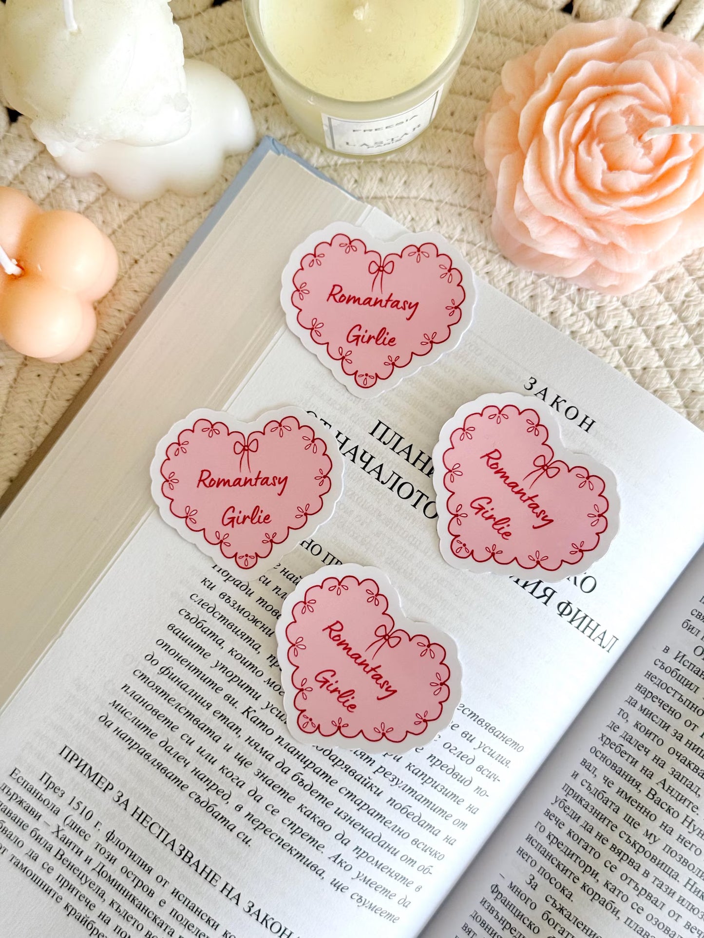 Romantasy Heart Sticker