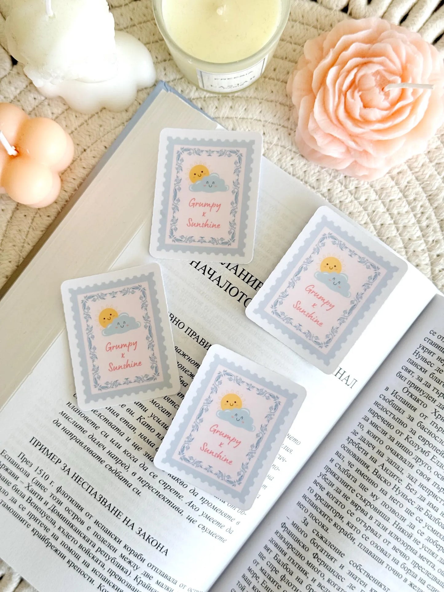 Grumpy x Sunshine Stamp Sticker