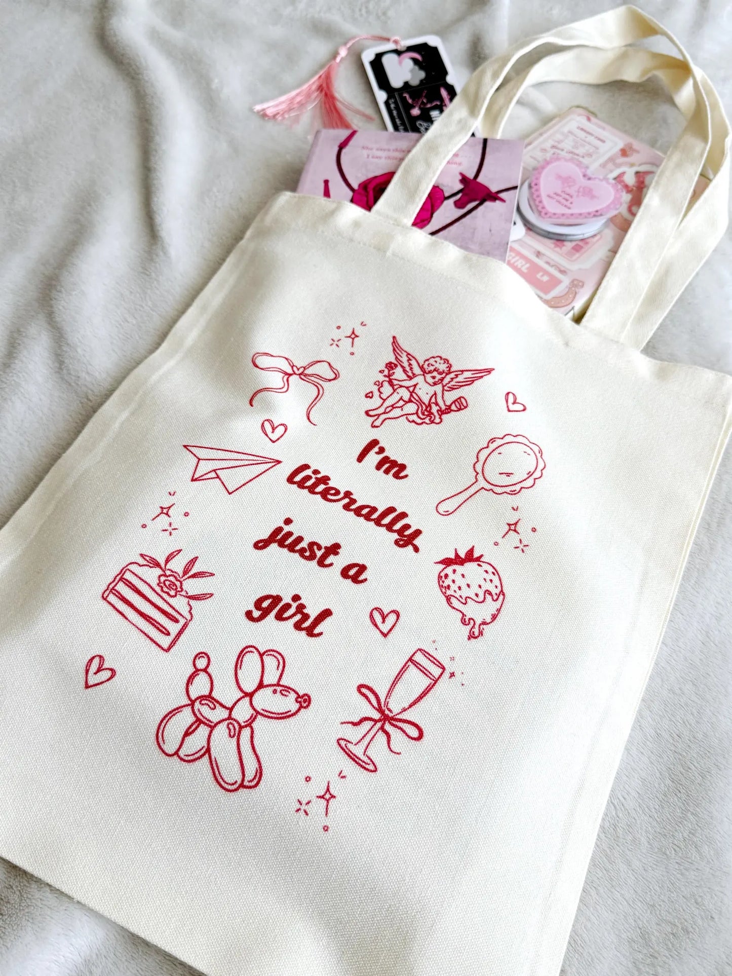 I'm Literally Just A Girl Tote Bag