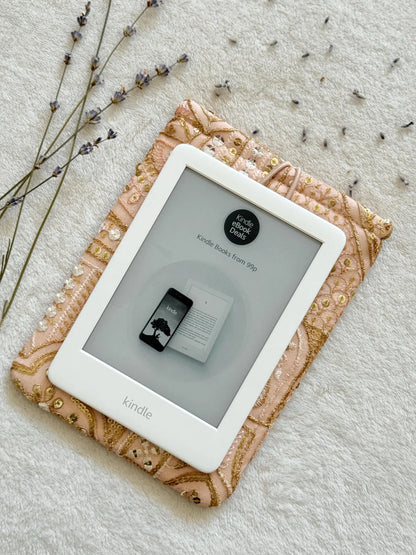 Embroidered Abstract Floral E-Reader Sleeve
