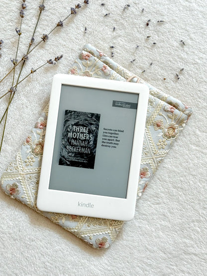Embroidered Blue Orchid E-Reader Sleeve