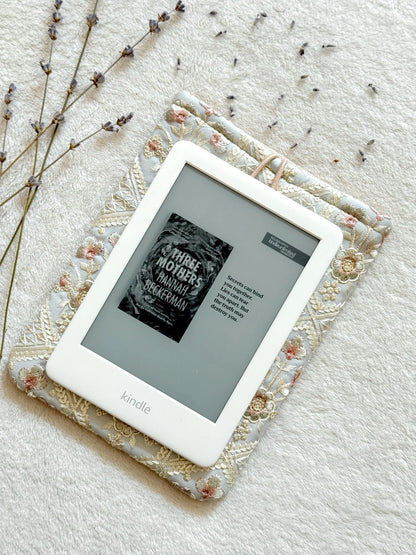 Embroidered Blue Orchid E-Reader Sleeve