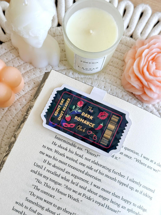 Dark Romance Holographic Magnetic Bookmark