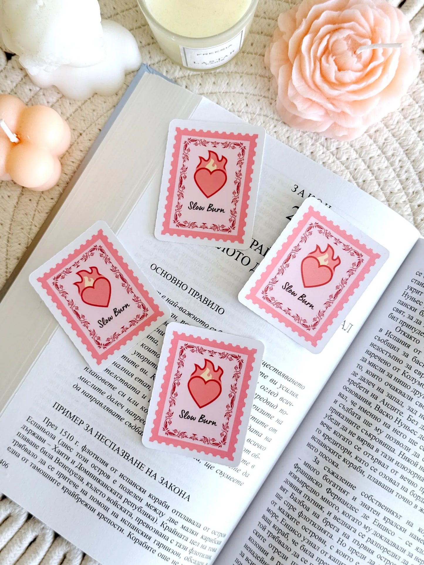 Slow Burn Stamp Sticker