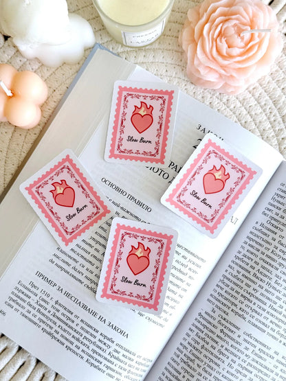 Slow Burn Stamp Sticker