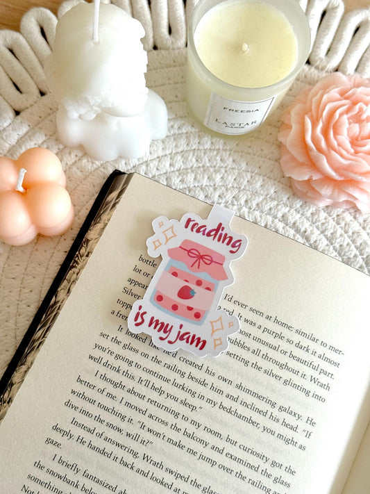 Strawberry Jam Holographic Magnetic Bookmark