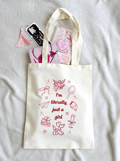 I'm Literally Just A Girl Tote Bag