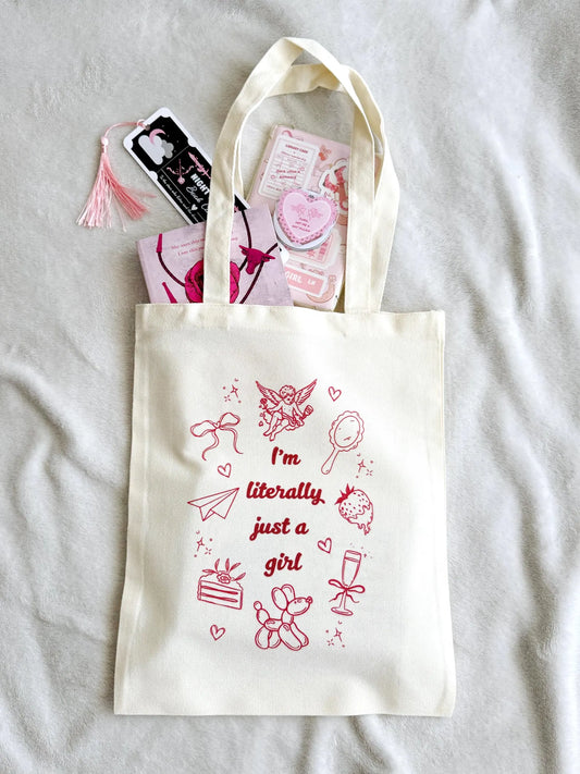 I'm Literally Just A Girl Tote Bag