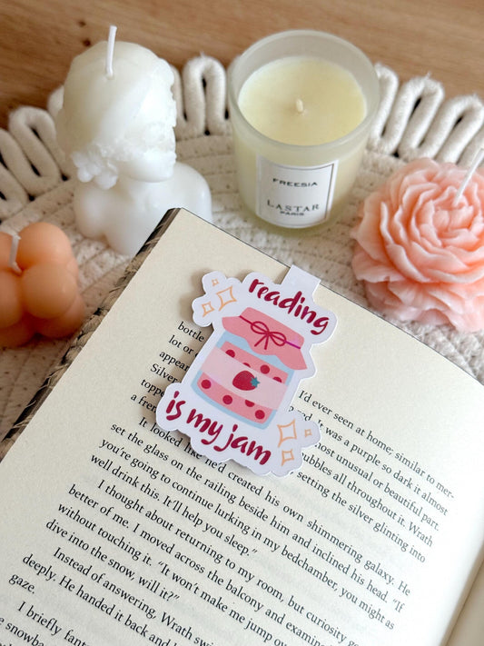 Strawberry Jam Holographic Magnetic Bookmark