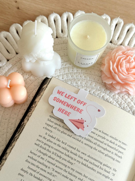 We Left Off Here Holographic Magnetic Bookmark