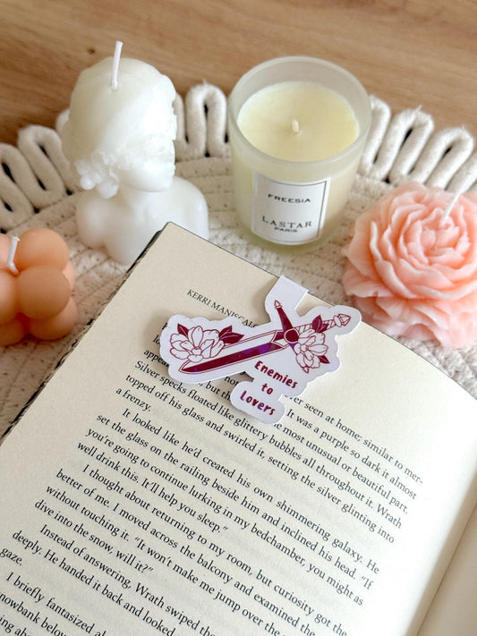 Enemies to Lovers Holographic Magnetic Bookmark