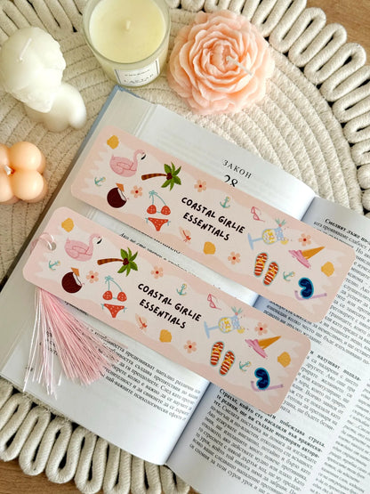 Summer Girlie Essentials Bookmark with Tassel