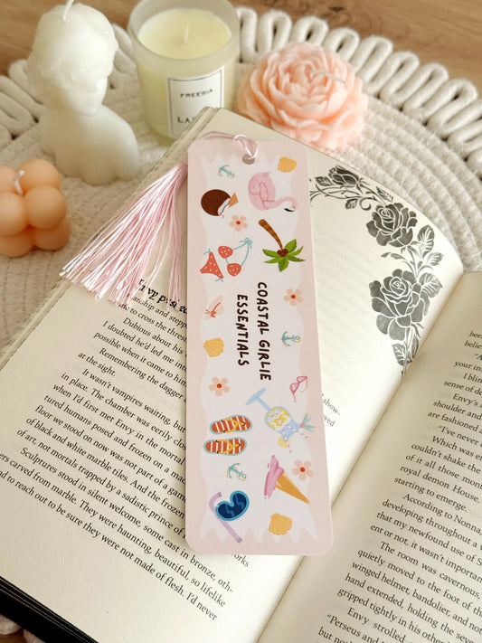 Summer Girlie Essentials Bookmark with Tassel