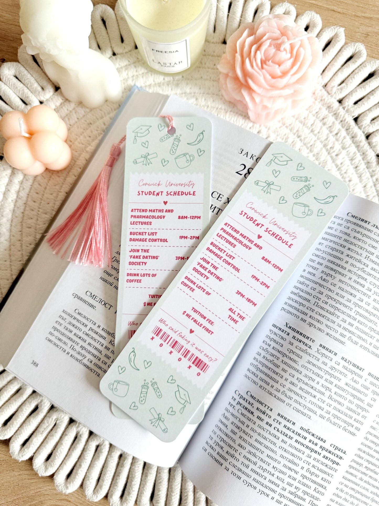 Girlfriend Agreement Bookmark with Tassel (Officially Licensed)
