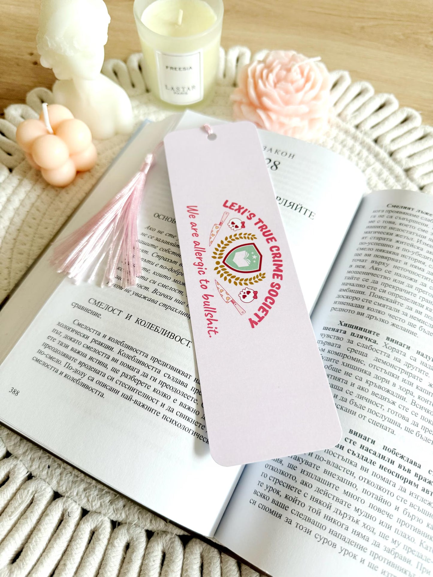 Girlfriend Agreement Bookmark with Tassel (Officially Licensed)