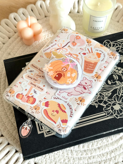 Pumpkin Bookstore Magnetic E-Reader Grip