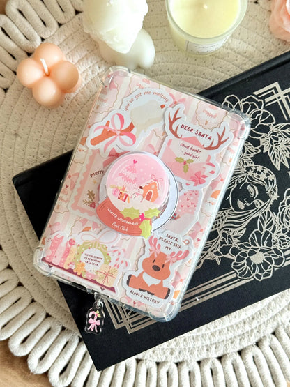Snow Globe Magnetic E-Reader Grip