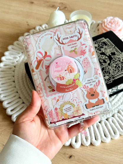 Snow Globe Magnetic E-Reader Grip